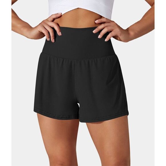 ✨Halara Super High Waisted 2-in-1 Yoga Sz Small Shorts✨ - Picture 1 of 9